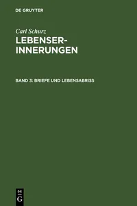 Briefe und Lebensabriß_cover