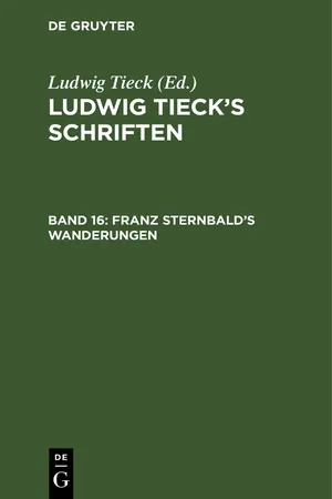 Franz Sternbald's Wanderungen