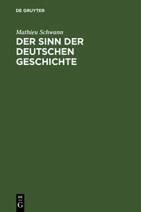 Der Sinn der deutschen Geschichte_cover