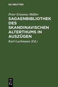 Sagaenbibliothek des Skandinavischen Alterthums in Auszügen_cover