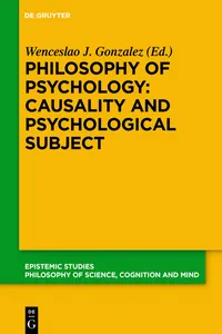 Philosophy of Psychology: Causality and Psychological Subject_cover