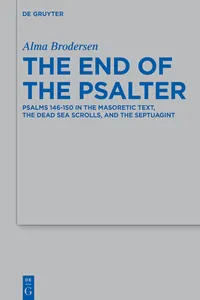 The End of the Psalter_cover