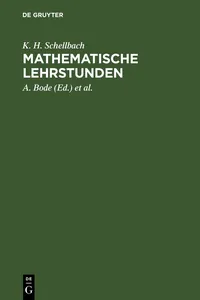 Mathematische Lehrstunden_cover