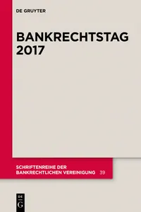 Bankrechtstag 2017_cover