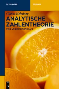 Analytische Zahlentheorie_cover