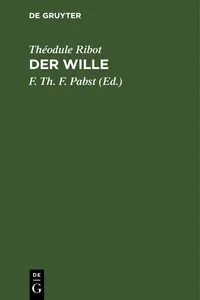 Der Wille_cover