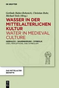 Wasser in der mittelalterlichen Kultur / Water in Medieval Culture_cover