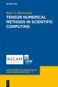 Tensor Numerical Methods in Scientific Computing_cover