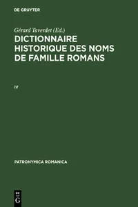 Dictionnaire historique des noms de famille romans_cover