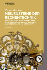 Mechanische Rechenmaschinen, Rechenschieber, historische Automaten und wissenschaftliche Instrumente_cover