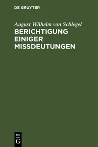 Berichtigung einiger Mißdeutungen_cover