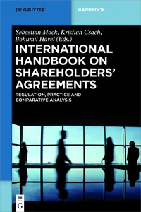 International Handbook on Shareholders´ Agreements_cover