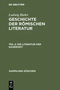 Die Literatur der Kaiserzeit_cover