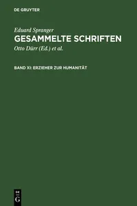 Erzieher zur Humanität_cover