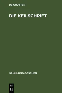 Die Keilschrift_cover