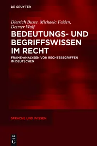 Bedeutungs- und Begriffswissen im Recht_cover