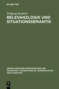 Relevanzlogik und Situationssemantik_cover