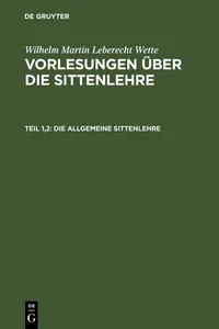 Die allgemeine Sittenlehre_cover