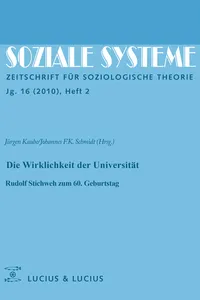 Die Wirklichkeit der Universität_cover