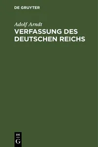 Verfassung des Deutschen Reichs_cover