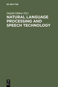 Natural Language Processing and Speech Technology_cover