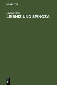 Leibniz und Spinoza_cover