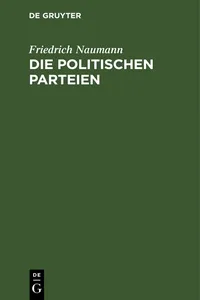 Die politischen Parteien_cover