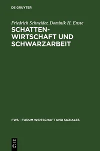 Schattenwirtschaft und Schwarzarbeit_cover