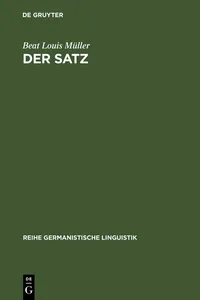 Der Satz_cover