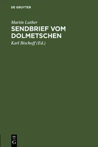 Sendbrief vom Dolmetschen_cover
