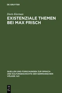 Existenziale Themen bei Max Frisch_cover