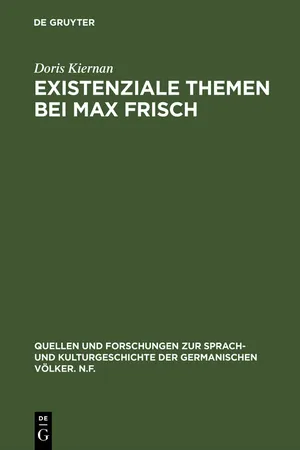 Existenziale Themen bei Max Frisch