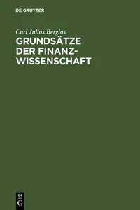 Grundsätze der Finanzwissenschaft_cover