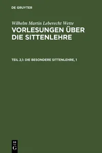 Die besondere Sittenlehre, 1_cover