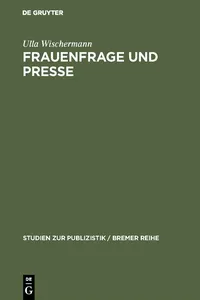 Frauenfrage und Presse_cover