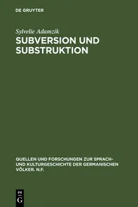 Subversion und Substruktion_cover