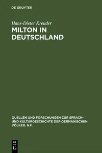 Milton in Deutschland_cover