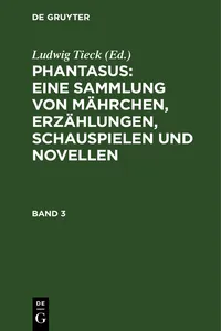 Phantasus: Eine Sammlung von Mährchen, Erzählungen, Schauspielen und Novellen_cover