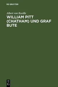 William Pitt und Graf Bute_cover