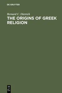 The Origins of Greek Religion_cover