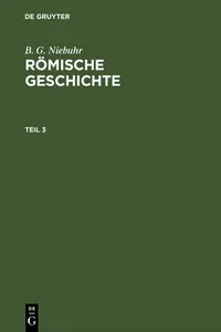 B. G. Niebuhr: Römische Geschichte. Teil 3_cover