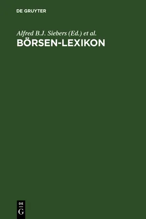 Börsen-Lexikon