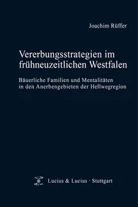 Vererbungsstrategien im frühneuzeitlichen Westfalen_cover