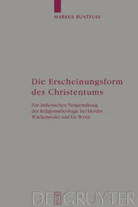 Die Erscheinungsform des Christentums_cover