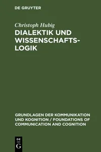 Dialektik und Wissenschaftslogik_cover