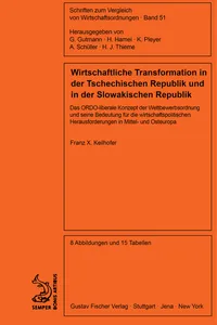 Wirtschaftliche Transformation in der Tschechischen Republik und in der Slowakischen Republik_cover