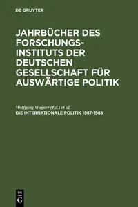 Die Internationale Politik 1987–1988_cover