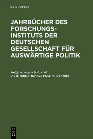 Die Internationale Politik 1987–1988