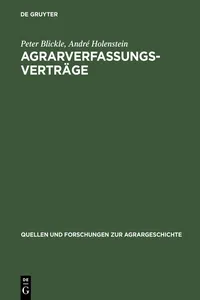 Agrarverfassungsverträge_cover