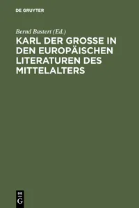 Karl der Große in den europäischen Literaturen des Mittelalters_cover